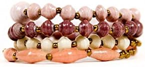 Desert Rose Bracelets, set of 4