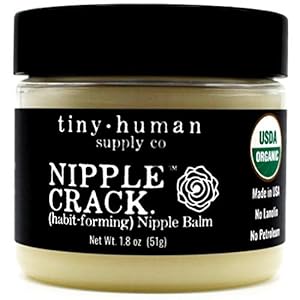 Organic Nipple Cream, Nipple Crack Lanolin Free Nipple Butter, Balm for Breastfeeding Mother, No Need to Wash Off, Safe…