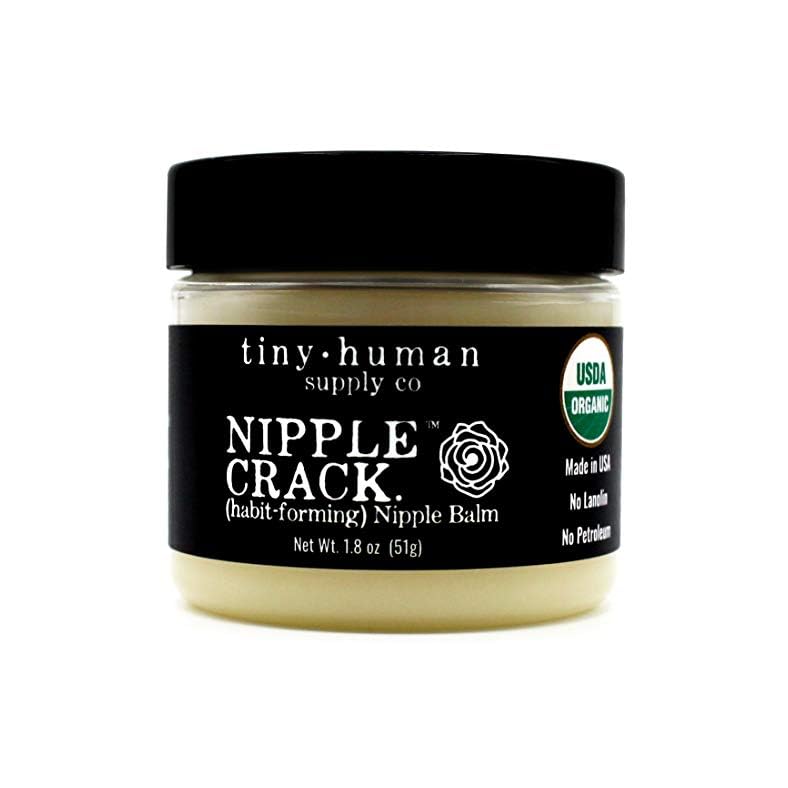 Organic Nipple Cream, Nipple Crack Lanolin Free Nipple Butter, Balm for Breastfeeding Mother, No Need to Wash Off, Safe…