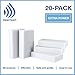 Magic Eraser Sponges - All Purpose - Bathroom, Kitchen, Wall Cleaner - Eco-Friendly Melamine Foam - 20 Pack
