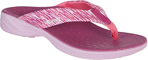 Vionic Serene Kapel - Womens Active Sandal Berry - 7