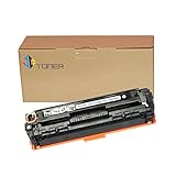 J-C Toner Compatible Toner Cartridge Replacement for HP,Canon 125A ( Black )