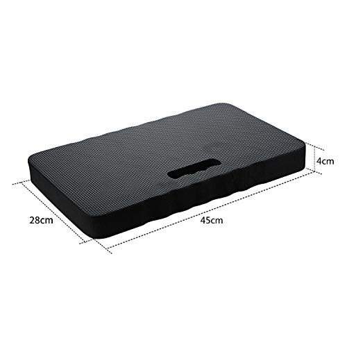 UHBGT Kneeling Pad, EVA Memory Foam Pad, Garden Kneeling Cushions Soft Thick Kneeling Mat for Scrubbing Floors, Gardening Construction, 18" x 11" x 1.5",Black - Thumbnail 3