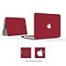 IBENZER Compatible with MacBook Pro 13 Inch case A1278 Release 2012-2008, Plastic Hard Shell Case with Keyboard Cover for Apple Old Version Mac Pro 13 with CD-ROM, Wine Red, P13WR+1