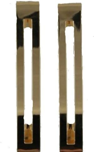 Inca Gold Barrette Hair Clips 2 Pack Spring Grip Girls Hair Accessory