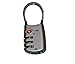 Master Lock 4688D Set Your Own Combination TSA Approved Luggage Lock, 1 Pack, Silver