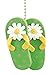 Clementine Designs Flip Flop Ceiling Fan Pull, Green, 2