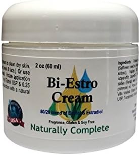 Naturally Complete Bi-Estro | Bioidentical | Soy-Free | Non-GMO | 80/20 Blend of Natural Estriol and Estradiol 2 oz. Jar | Made in The USA