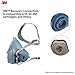 3M Half Facepiece Reusable Respirator 7502/37082(AAD) for Respiratory Protection (Medium)