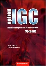 Option IGC, informatique de gestion et de communication, seconde