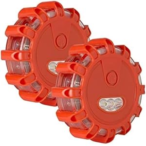 AMZ_store LED-wegfakkels Noodverlichting – Veiligheidsschijven langs de weg voor uw auto Noodkit Veiligheidsschijven om…