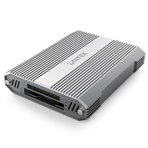 4-in-1CFexpress Typ B Kartenleser, CF Express Reader Hub für CFexpress Typ B/SD UHS-II/Micro SD 3.0/SDHC/SDXC/SDUC/USB A, 10 Gbps USB 3.1 Gen 2, CFexp