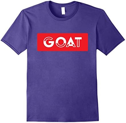 Mens GOAT Box Logo T-Shirt Small Purple
