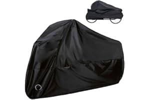 LATOLINON Adult Tricycle Cover, Trike Bicycle Cover Outdoor Storage Waterproof, Dust Wind Proof, Bike Covers for 2 or 3 Bicyc