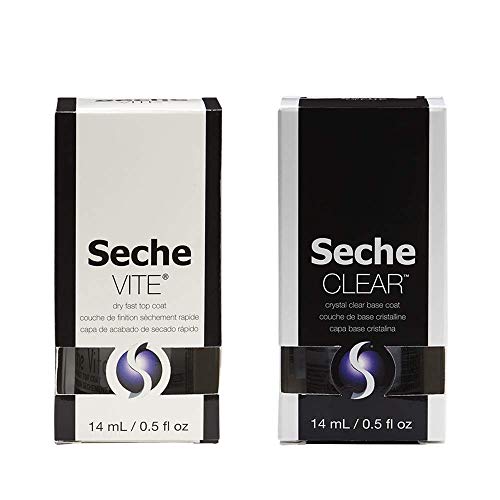 Seche Clear and Seche Vite, Base Coat and Top Coat for Nail Polish