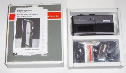 Dictaphone Dictamite 3243 Micro Portable Recorder Cassette