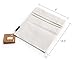 PreserveNext Professional Grade (9.0” x 14.5”) Reusable Lewis Canvas Ice Bag/Ice Crusher - Retro Style for Mixologists - Flutes & Wine Bottle Print - Large (1 Pack)