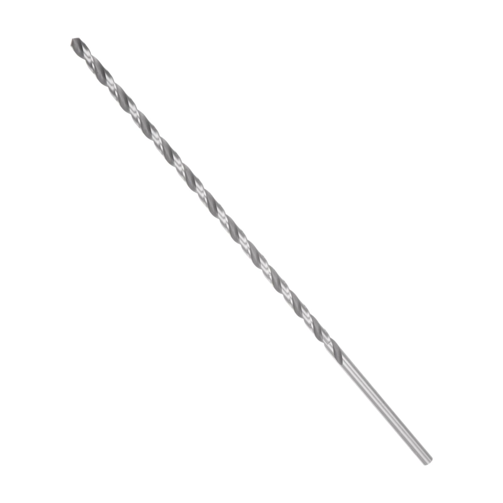 CoCud Twist Drill Bit, 6.5 mm Cutting Diameter, 0.26" Shank 11.8" Length, High-Speed Steel Black Oxide Extended Straight Jobber Drill Bit Set (Application: Metal Wood Plastic), 1-Pieces