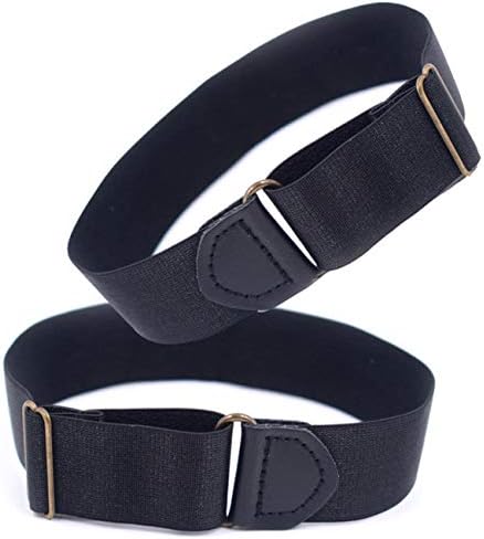 シャツガーター シャツクリップ Shirt Stay シャツの外漏れ対策 調節可能 サスペンダー アームバンド アームベルト シャツずれ防止ベルト Synlala