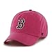 MLB Boston Red Sox Kids Garment Washed Clean Up Magenta Hat / Cap