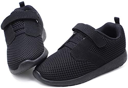boys all black tennis shoes