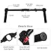Dazzne Ronin S Dual Handle Grip Ronin SC Extended Handle Grip Applicable for Ronin SC/Ronin S/MOZA Air 2 Gimbal Stabilize