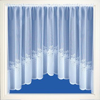 Paris Jardiniere White Net Curtain 508cm Wide X 122cm Drop 200 X