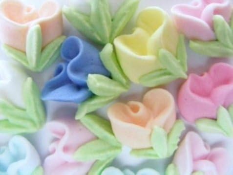 Assorted Sugar Rosebuds - 24pcs