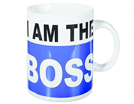 XL 750 ml Tasse I am The Boss Kaffeetasse Kaffeebecher Büro Chef Jumbotasse Mug