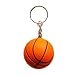 OKOK 12 Pack Orange Basketball Keychains for Kids Party Favors, School Carnival Prizes, Sport Stress Ball