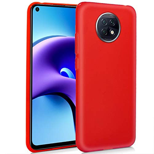 Cool Silicone Case for Xiaomi Redmi Note 9T (Red)