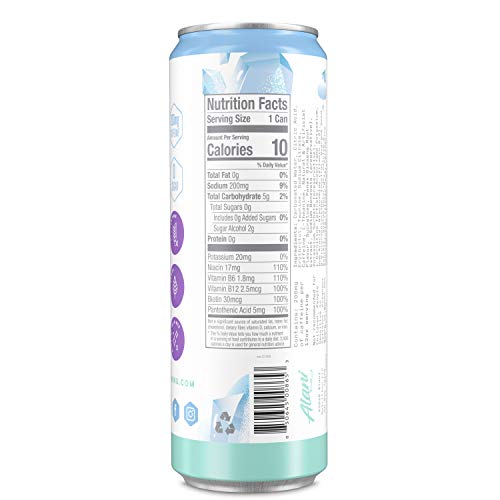 Alani Nu SugarFree Energy Drink, PreWorkout Performance, Arctic White
