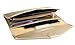ZOPPEN Passport Holder Women/Men, Multi-purpose Rfid Blocking Travel Passport Wallet Travel Essentials Tri-fold Document Organizer Holder, Champagne