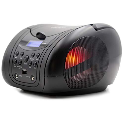 2 Lauson+Boombox+Portable+CD+Player+Headphone