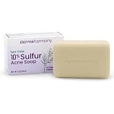 Dermaharmony 10% Sulfur with Tea Tree Oil Acne Bar Soap (4 oz)