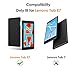 MoKo Case for Lenovo Tab E7, Ultra Compact Protection Slim Lightweight Smart Shell Stand Cover for Lenovo Tab E7 7 Inch 2018 Release Tablet - Black