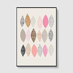 Framed Home Artwork Nordic Style for Living Room Bedroom