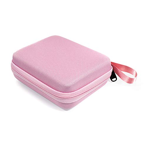 Alltravel Customized case for Fujifilm Instax Mini Link Smartphone Printer, mesh Pocket for Cable and Other Accessories, Strong and Light Weight case (Pink)