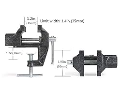 Mini Table Clamp, Small Bench Vice, New upgraded