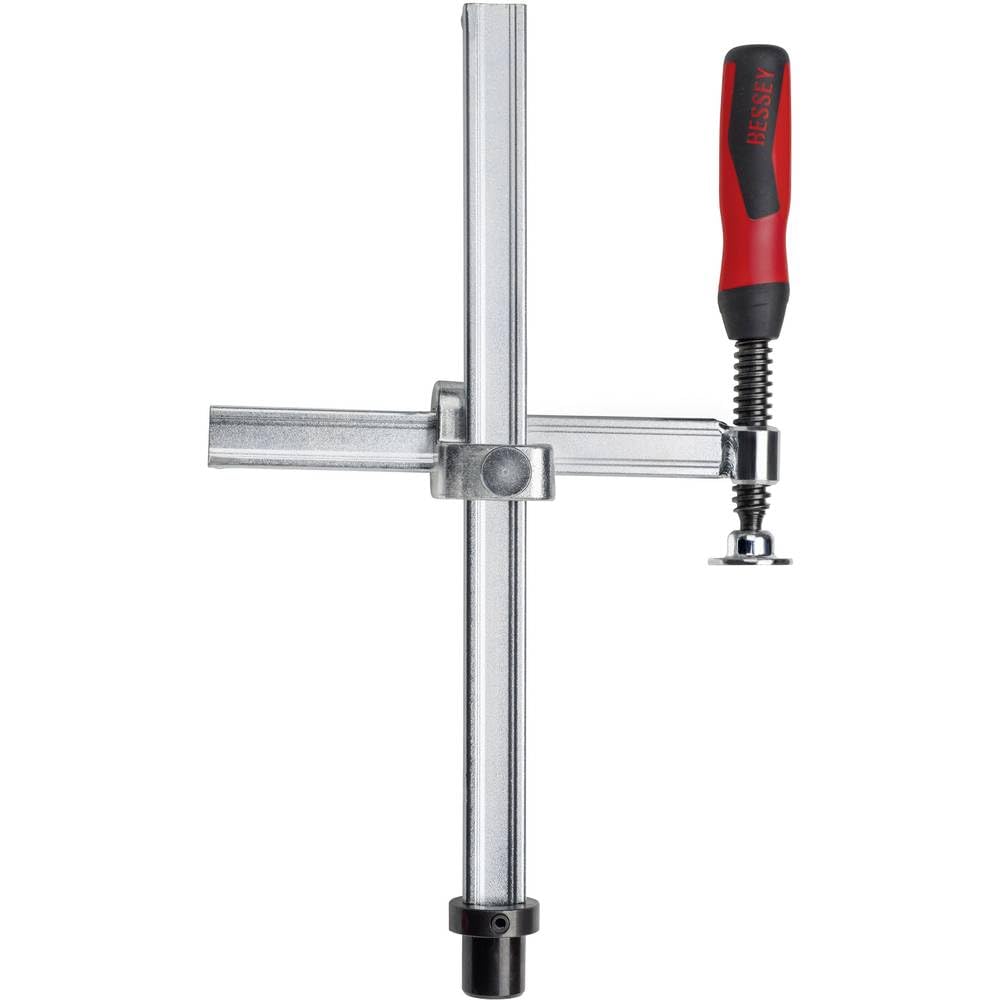 Bessey TWV28-30-17-2K Clamping Element with 2K-Plastic Handle, Silver