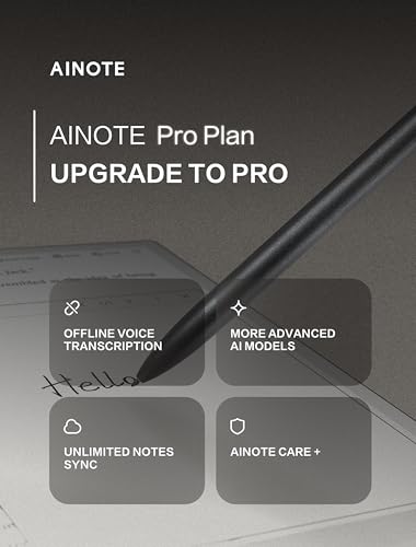 iFLYTEK AINOTE 2 AI E Ink Tablet, 10.65" Business eWriter with Real-Time Voice Transcription & Handwriting to Text, 16-Language Translation, 133-Language OCR, AI Meeting Summary for office