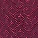 Drawstring Jewelry Pouch - Silk Jacquard (Geometric Raspberry)