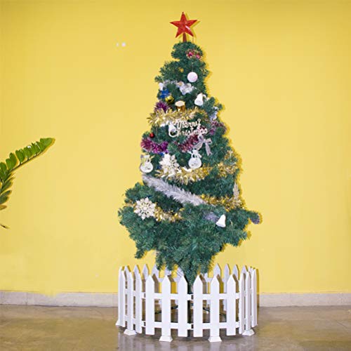 image for WAREORIGIN Christmas Xmas Tree Fences - White Pickets Decorative Indoo
