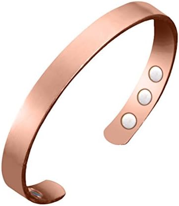 HTVNG Pure Copper Magnetic Therapy Bracelet For Arthritis, RSI, Carpal Tunnel, Migraines & Fatigue