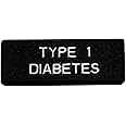 Medical alert Type 1 diabetes - watch sleeve alert x 2 pack suits most bands.