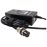 NPE 24V 2A 24 Volt 2 Amp Charger 3 Prong Inline Connector For RAZOR Dirt Quad Electric ATV / RAZOR PR200 Pocket Rocket / RAZOR Ground Force Electric Go-Kart / RAZOR Pocket Mod Electric Scooter