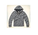Hollister Men's San Elijo Hoodie (Grey, X-Large)