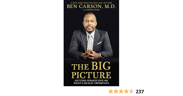 The Big Picture Getting Perspective On What S Really Important Carson M D Ben Lewis Gregg 9780310363552 Amazon Com Books