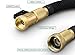 iZEEKER in 2017,Three Times Expandable 50 Feet Magic Hose,Washing Car Hose,Strongest Expandable Garden Hose,Solid Brass Ends, Double Latex Core, Extra Strength Fabric (Black)