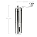 WENFENG Manual Coffee Grinder, Adjustable Ceramic Conical Burr Grinders for Precision Brewing, Stainless Steel Coffee Grinder for Home & Traveling